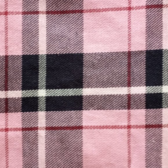 Dog Coat Pastel Pink Plaid NWOT Size M Reversible to Solid Pastel Pink - Picture 10 of 11